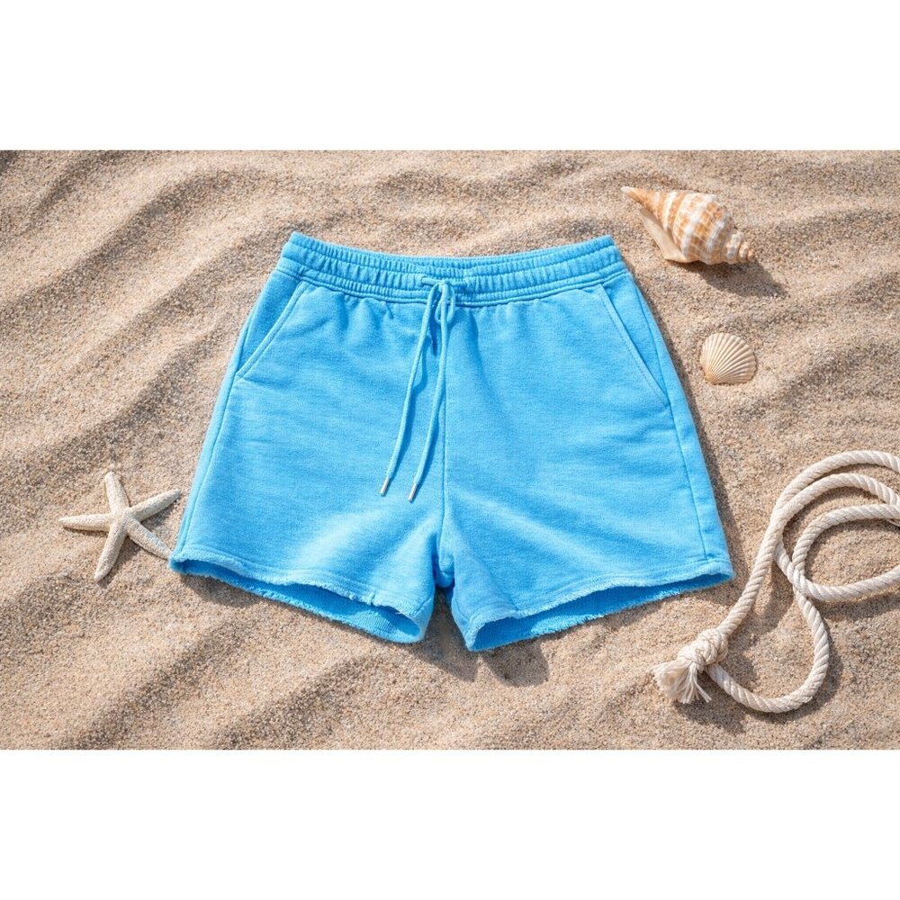 Cotton Citizen Women’s Boston Drawstring Shorts Vintage Lapis XS New With Tags - Picture 6 of 16